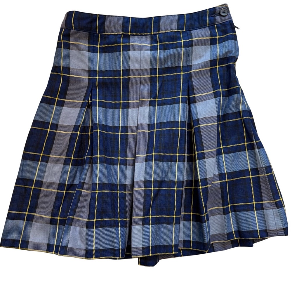 Lot of 3 Tommy Hilfiger Girls Size 8 School Uniform Plaid Pleated Skirts EUC